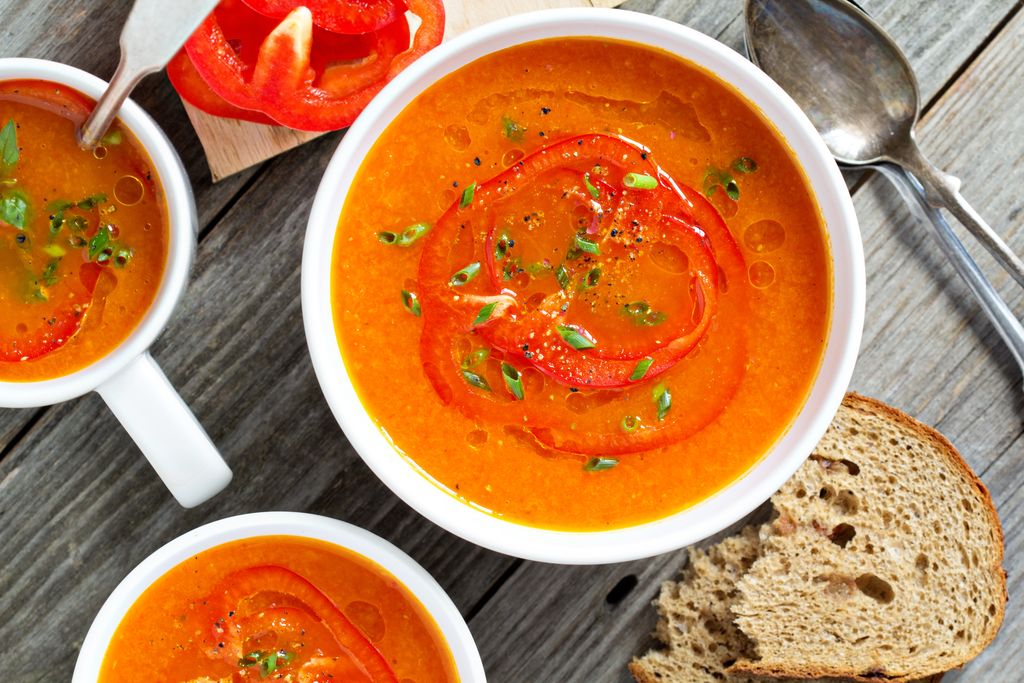 Red Pepper Soup | The Cooking Hacks (UK)