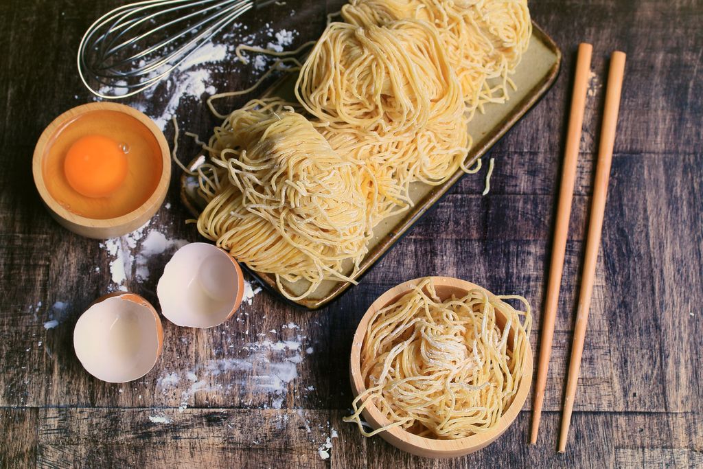 Egg noodles