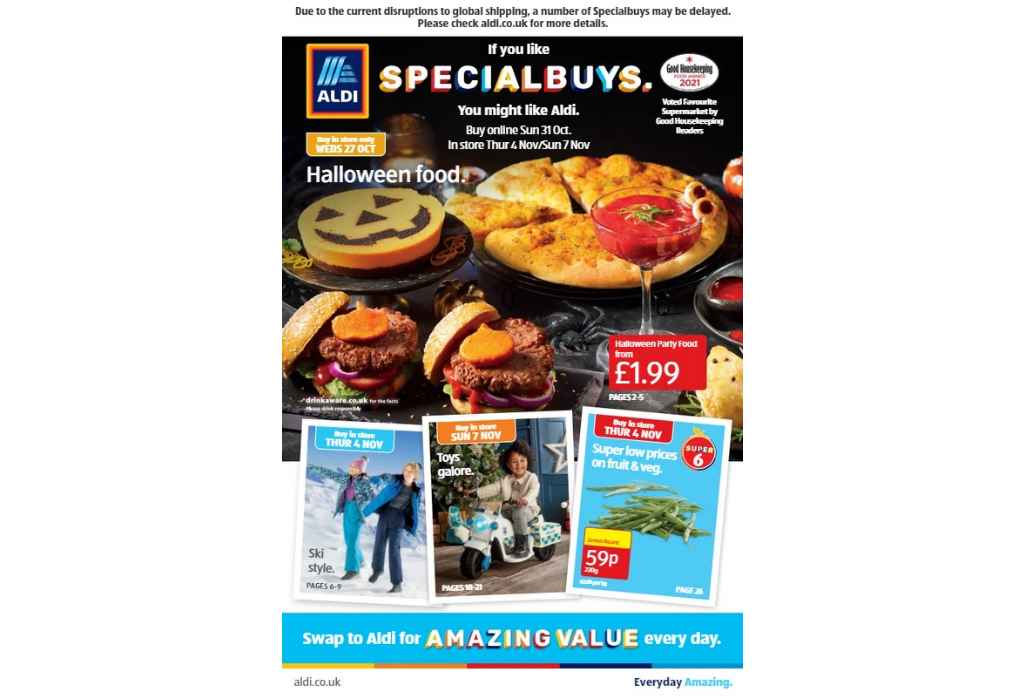 Aldi Offers Next Week: 4 - 10 November 2021