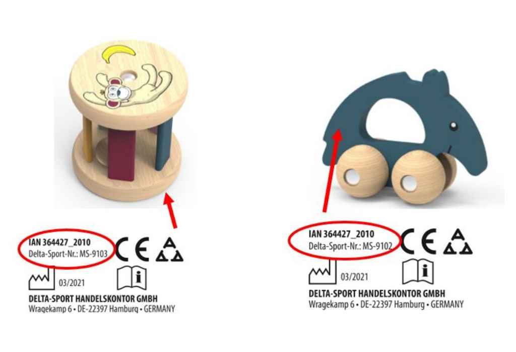 Product recall: Lidl GB recall Playtive Safari Toy due to potential choking hazard