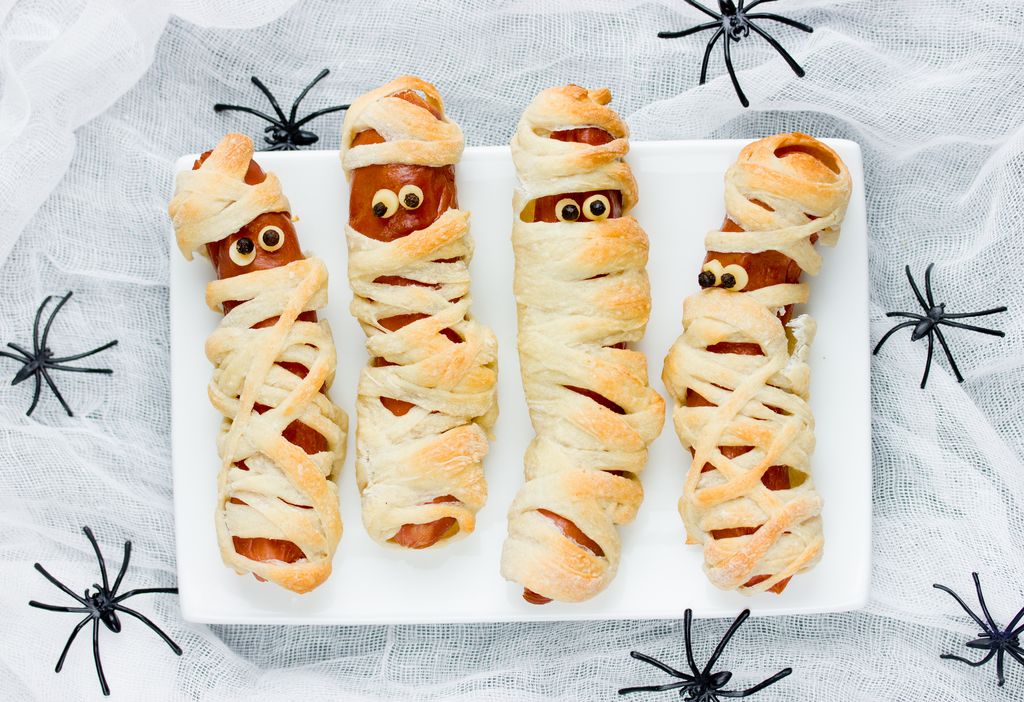 Recipes for Halloween with puff pastry