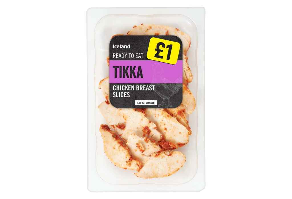 Recall of Iceland Ready to Eat Tikka Chicken Breast Slices due to undeclared milk