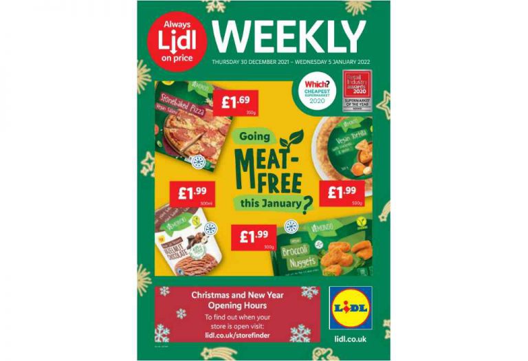 Lidl Offers Next Week: 30 December 2021 - 5 January 2022
