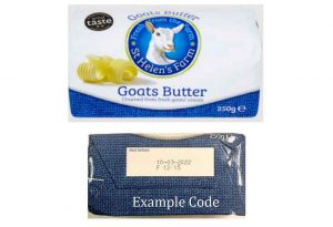 Recall of St Helen's Farm Goats Butter due to small pieces of metal