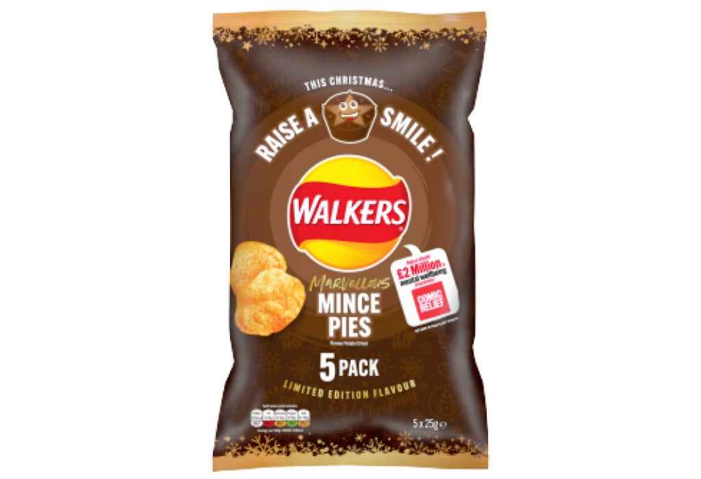 Recall of Walkers Mince Pies Flavour Crisps due to undeclared milk