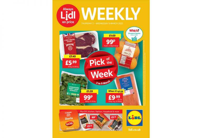 Lidl Offers Next Week: 3 - 9 March 2022