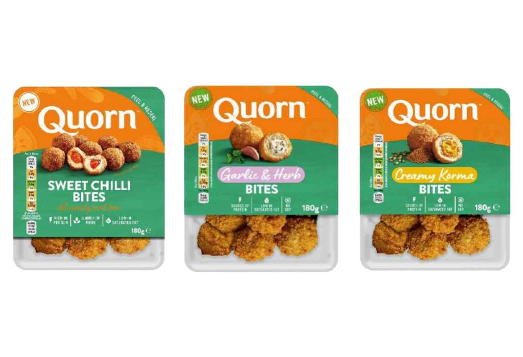 Recall of Quorn Bites products due to undeclared mustard and milk and packaging error