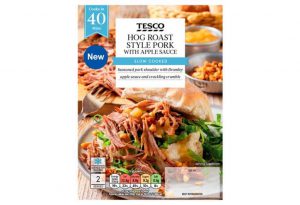 Recall of Tesco Hog Roast Style Pork with Apple Sauce due to the possible presence of Salmonella