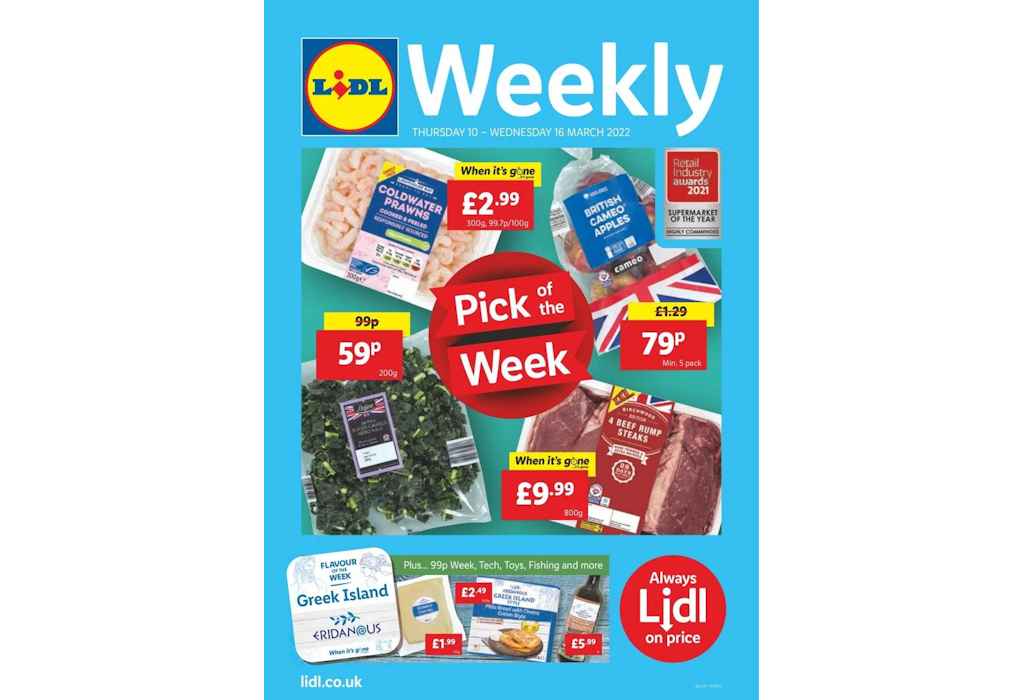 Lidl Offers Next Week: 10 - 16 March 2022