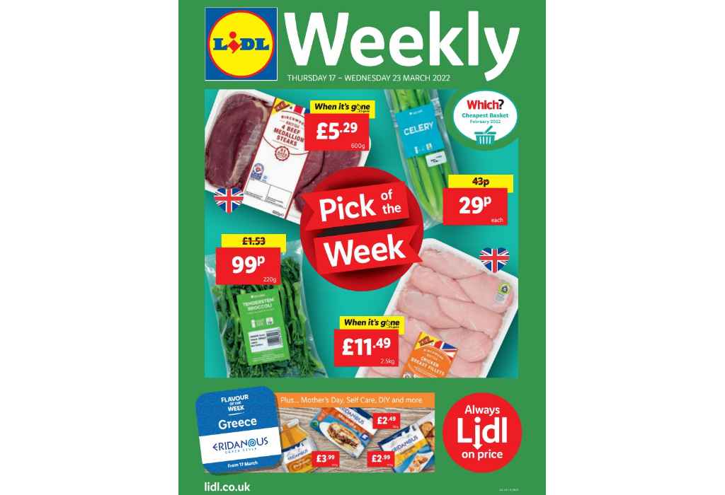 Lidl Offers Next Week: 17 - 23 March 2022