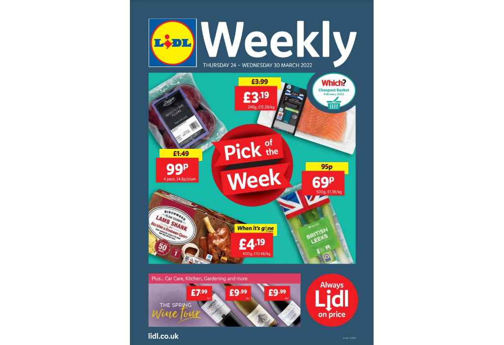 Lidl Offers Next Week: 24 - 30 March 2022