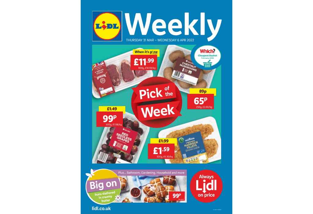 Lidl Offers Next Week: from 31 March to 6 April 2022
