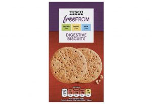 Recall of Tesco Free from Digestive Biscuits due to small pieces of metal