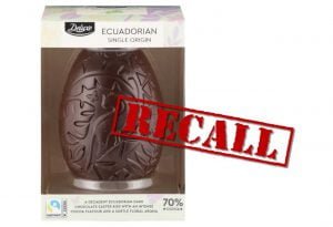 Recall of Deluxe Ecuadorian Single Origin Easter Egg due to possible presence of undeclared milk