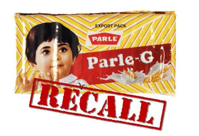 Recall of Parle-G due to presence of undeclared milk