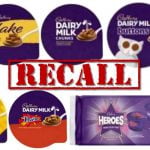 Recall of various Cadbury dessert due to possible presence of Listeria