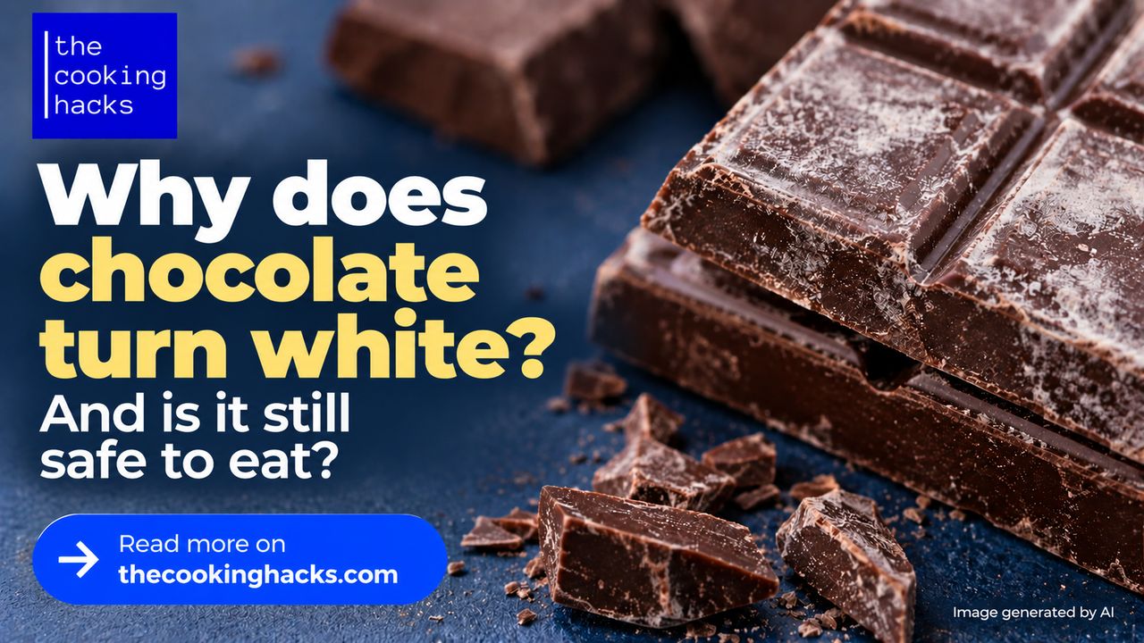 Why does chocolate turn white, and is it still safe to eat?