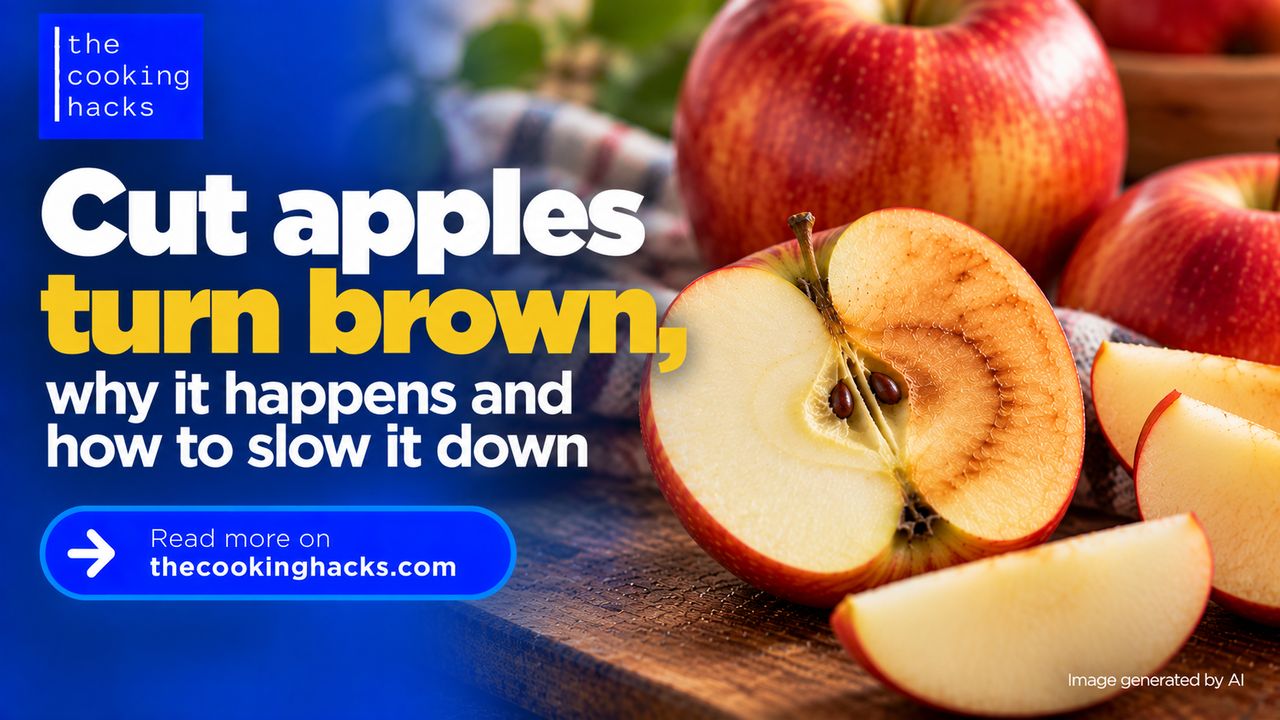 Why cut apples turn brown and how to slow browning
