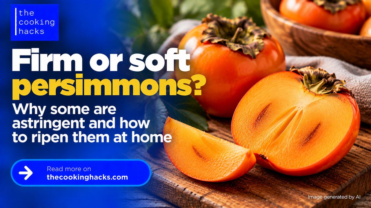 Firm or soft persimmons, why some are astringent and how to ripen them at home