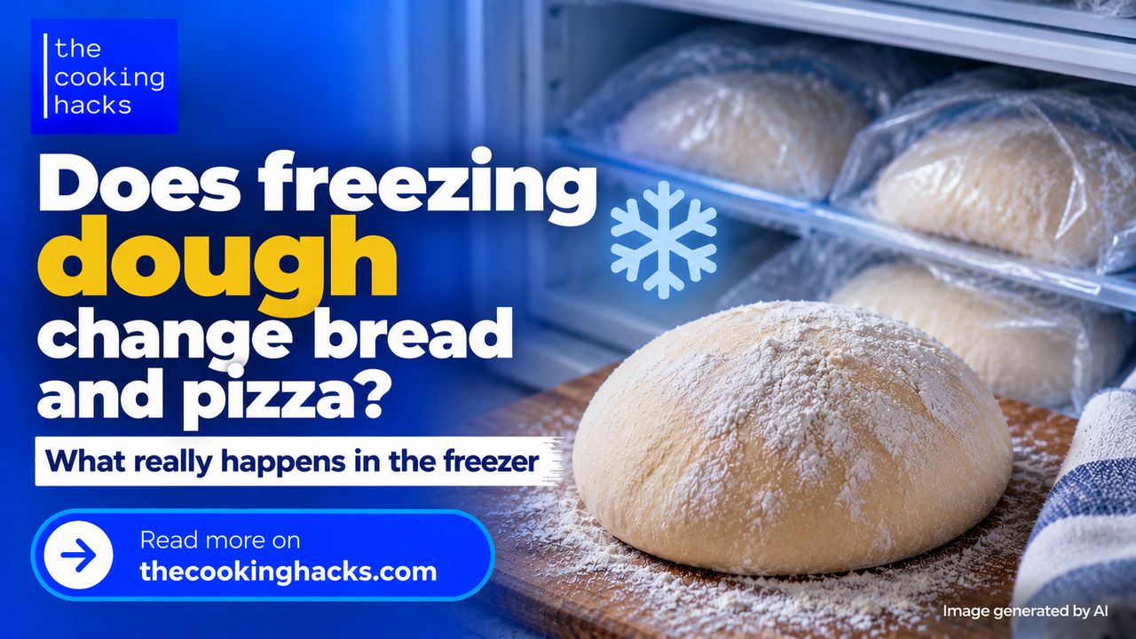 Does freezing dough change bread and pizza? What actually happens in the freezer