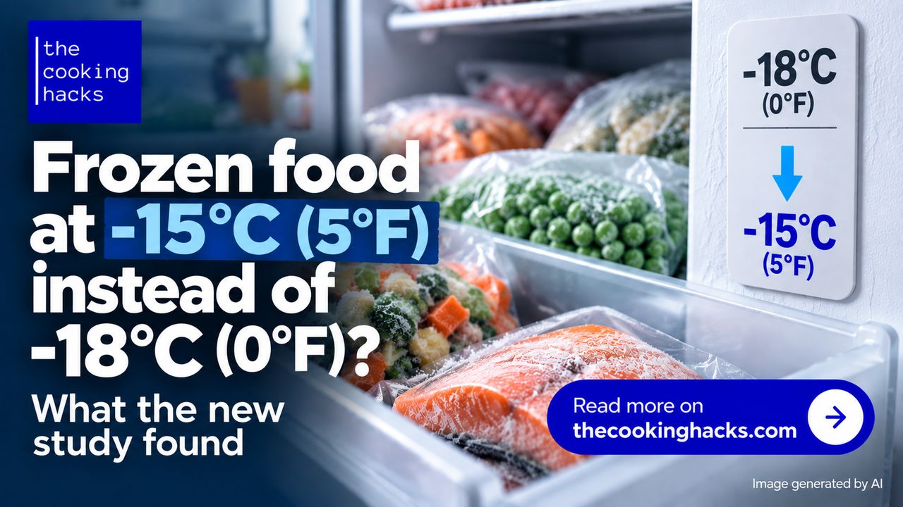 Frozen food at -15°C (5°F) instead of -18°C (0°F)? What the new study found