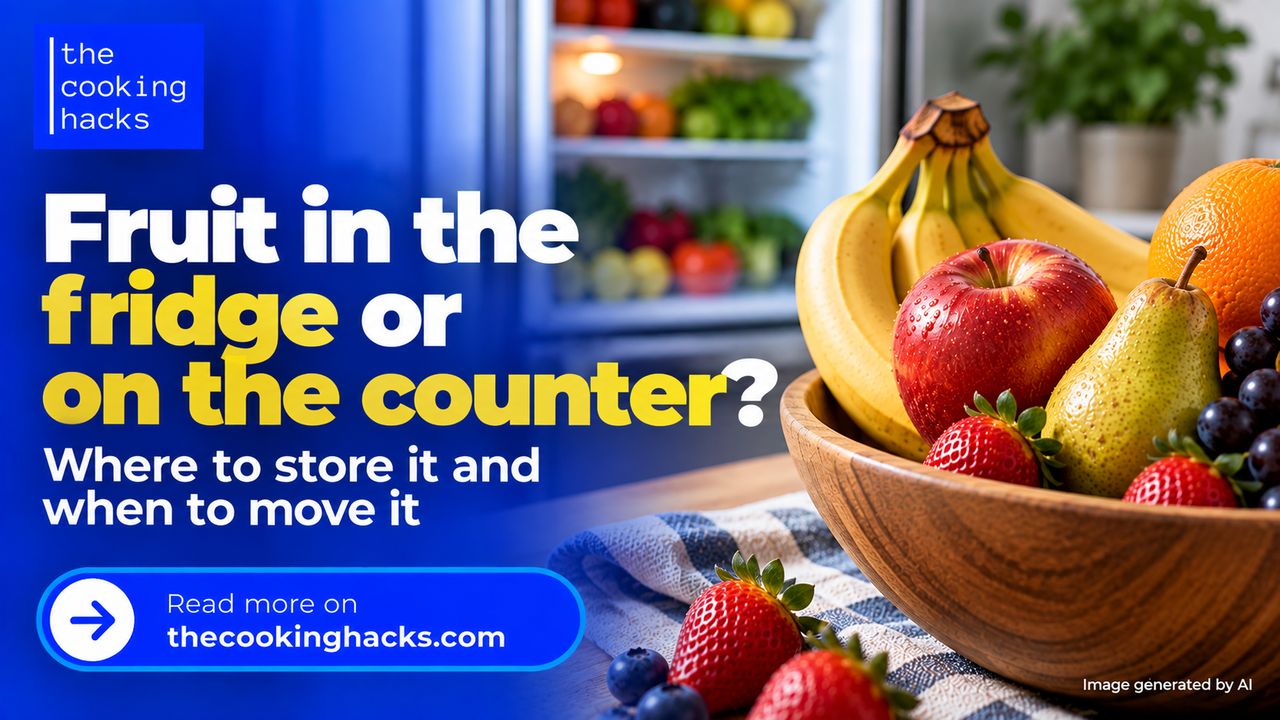 Fruit in the fridge or on the counter? Where to store it and when to move it