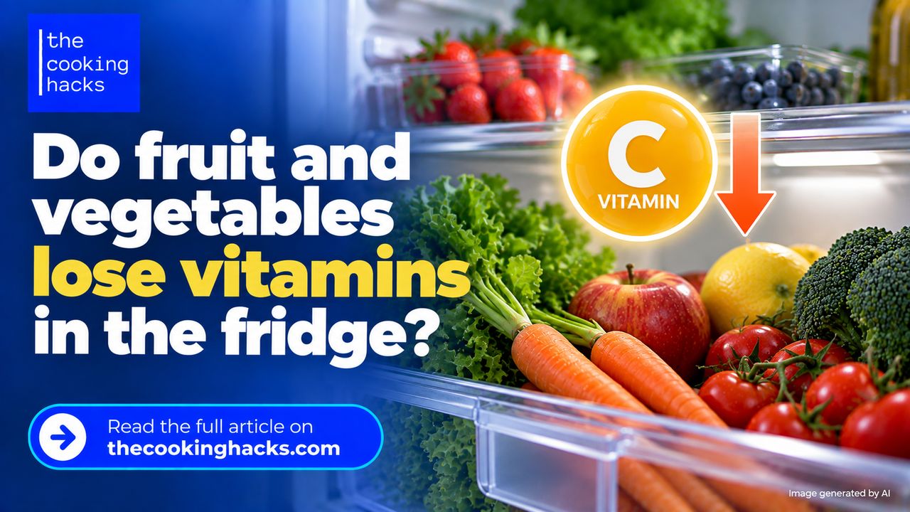 Do fruit and vegetables lose vitamins in the fridge? What happens after shopping