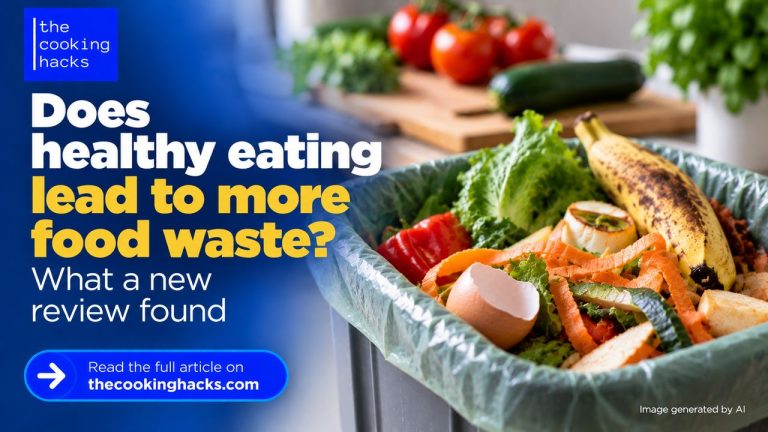 Does healthy eating lead to more food waste at home? What a new review found