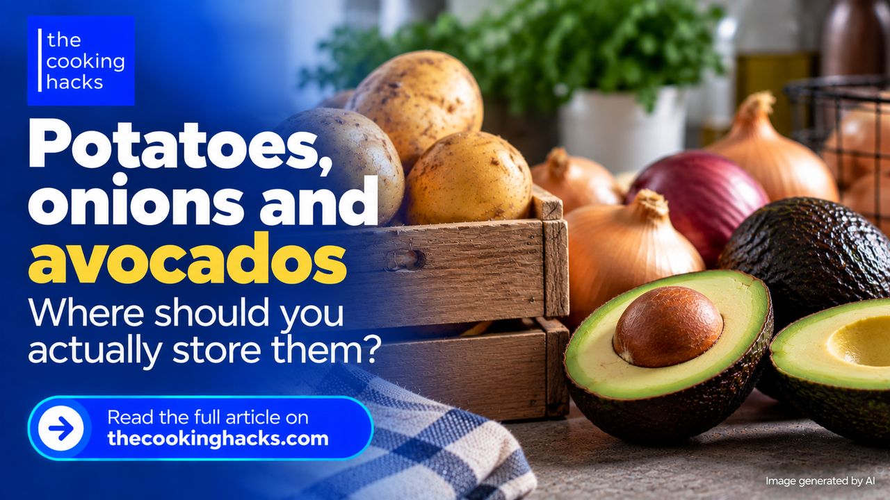 Potatoes, onions and avocados: where should you actually store them?