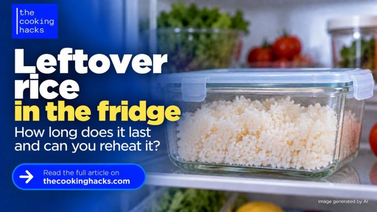 Leftover rice in the fridge, how long does it last and how many times can you reheat it?