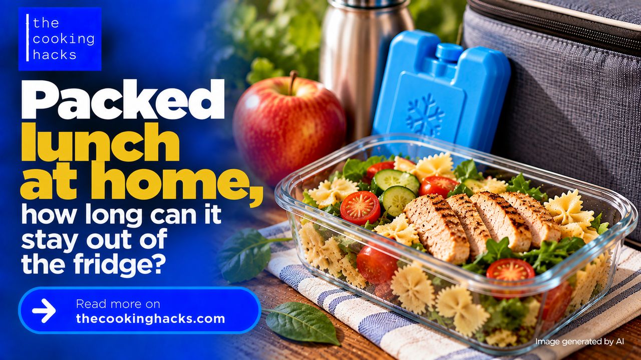 Packed lunch safety, how long can food stay out of the fridge?