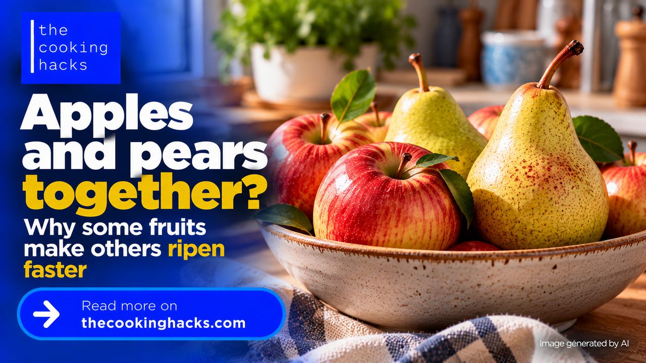 Apples and pears in the same fruit bowl? Why some fruits ripen faster together