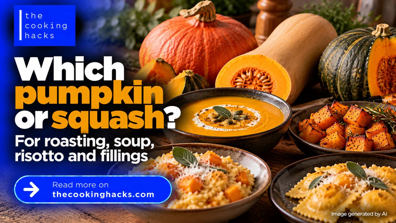 Which pumpkin or squash is best for roasting, soup, risotto and fillings?
