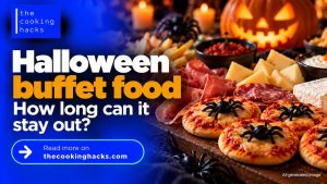 Halloween buffet food safety, how long can pizza, cheese and dips stay out?