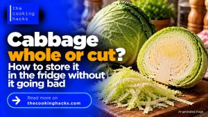How to store whole and cut cabbage in the fridge so it stays fresh longer