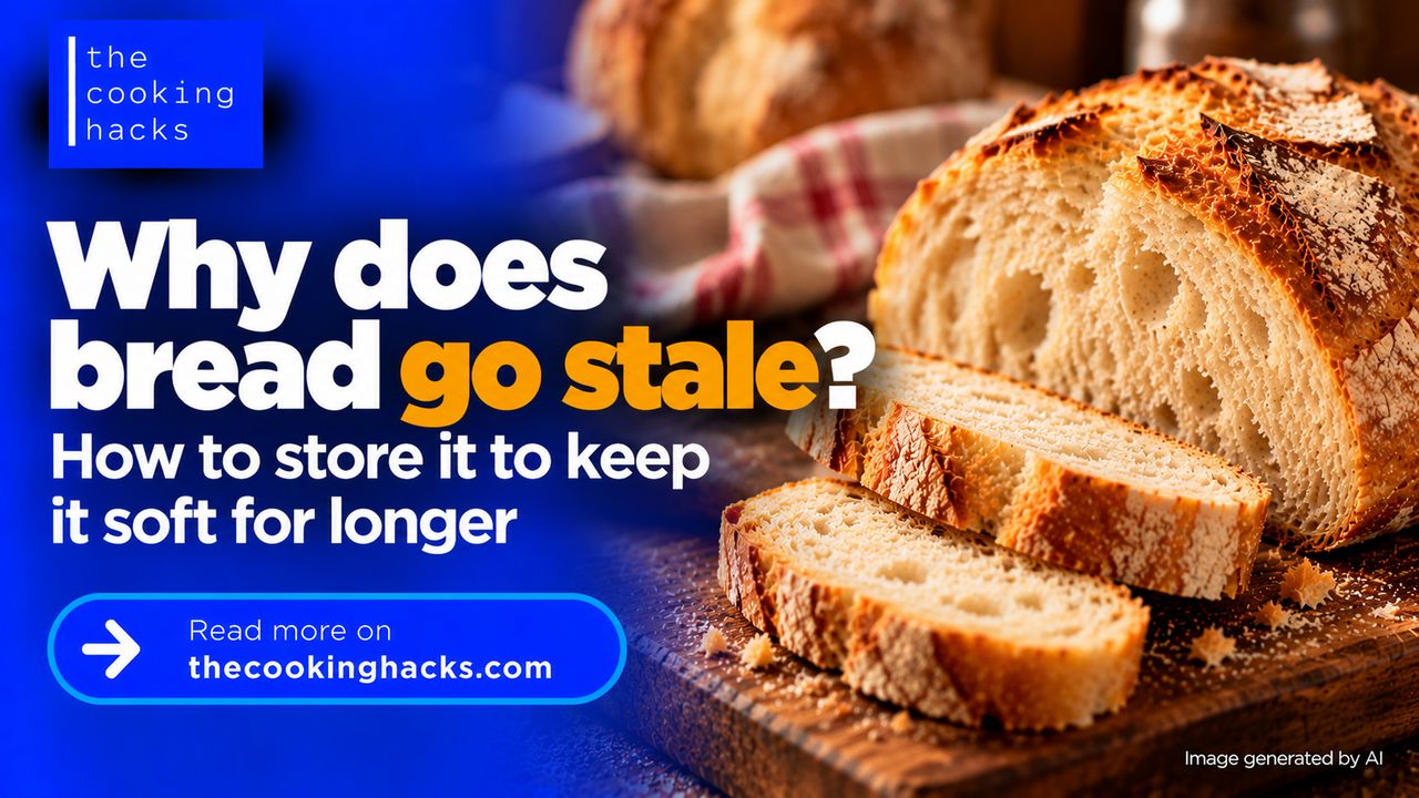 Why does bread go stale and how can you keep it soft for longer?